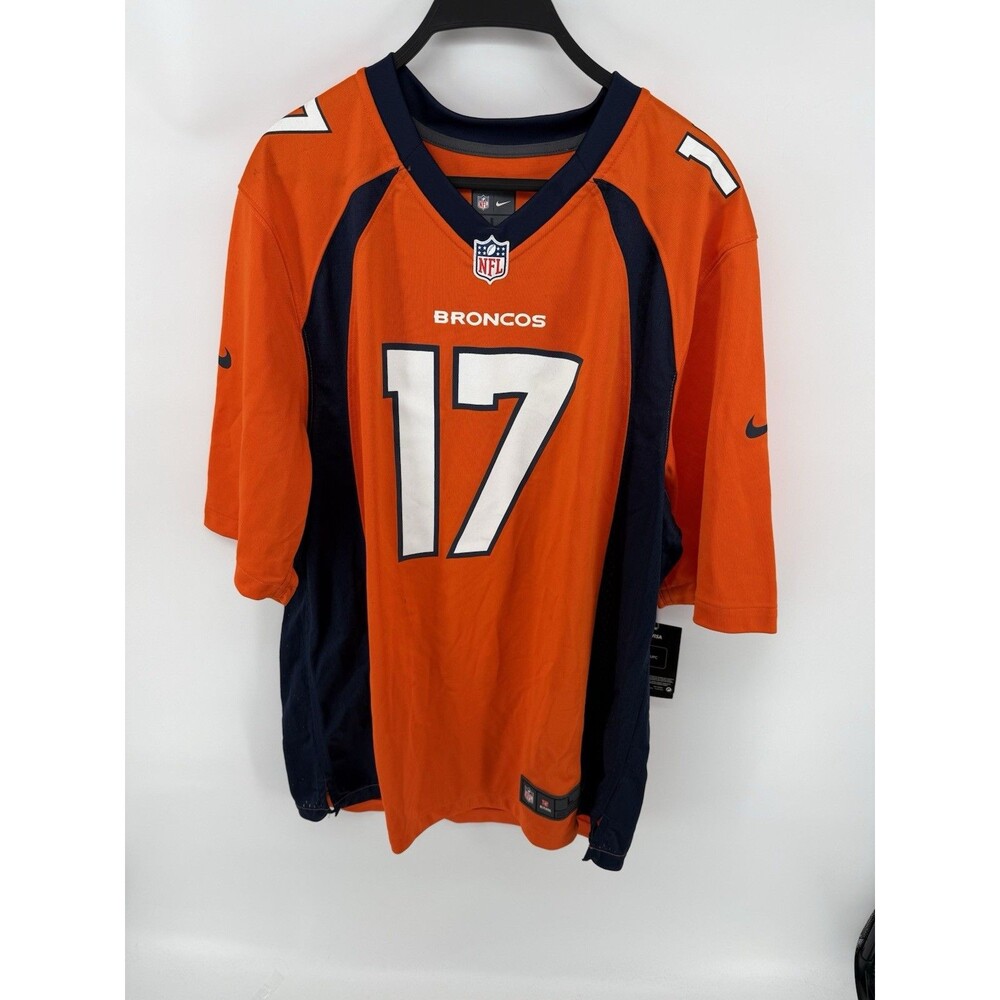 Denver Broncos Nike Jersey L Brock Osweiler #17 On Field Home Orange Shirt